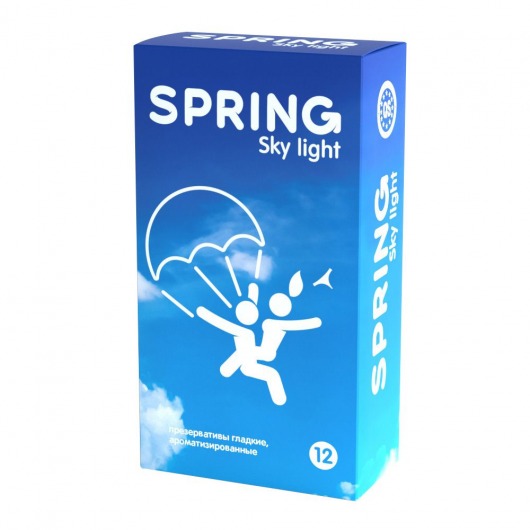 Ультратонкие презервативы SPRING SKY LIGHT - 12 шт. - SPRING - купить с доставкой в Раменском