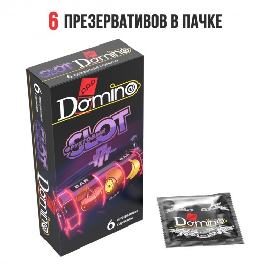 Ароматизированные презервативы DOMINO  Фруктовый слот  - 6 шт. - Domino - купить с доставкой в Раменском