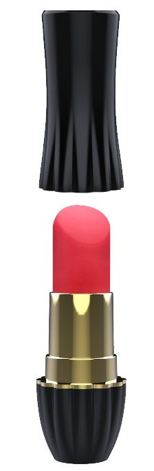 Клиторальный стимулятор-помада LIPSTICK - 9,3 см. - Dream Toys - купить с доставкой в Раменском