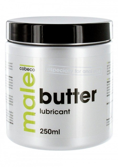 Анальный лубрикант MALE Cobeco Butter Lubricant - 250 мл. - Cobeco - купить с доставкой в Раменском