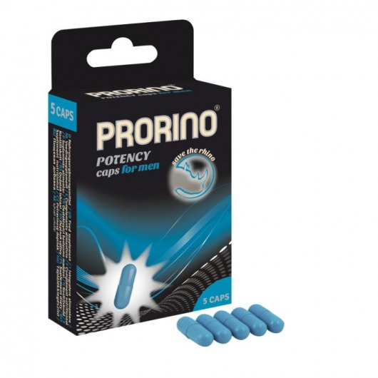 БАД для мужчин ero black line PRORINO Potency Caps for men - 5 капсул - Ero - купить с доставкой в Раменском