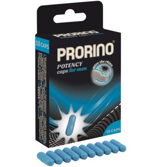 БАД для мужчин ero black line PRORINO Potency Caps for men - 10 капсул - Ero - купить с доставкой в Раменском