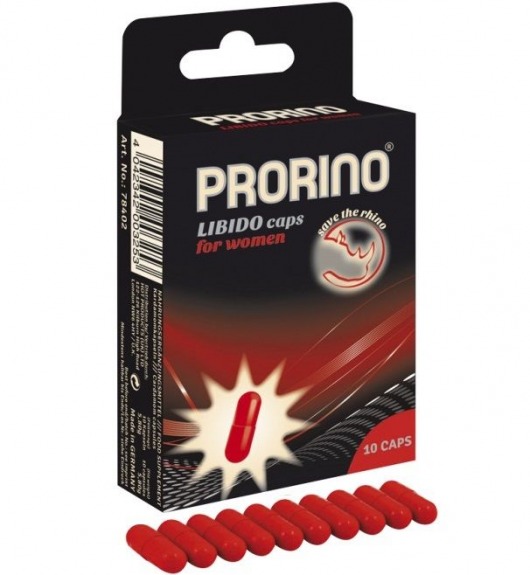 БАД для женщин ero black line PRORINO Libido Caps - 10 капсул - Ero - купить с доставкой в Раменском