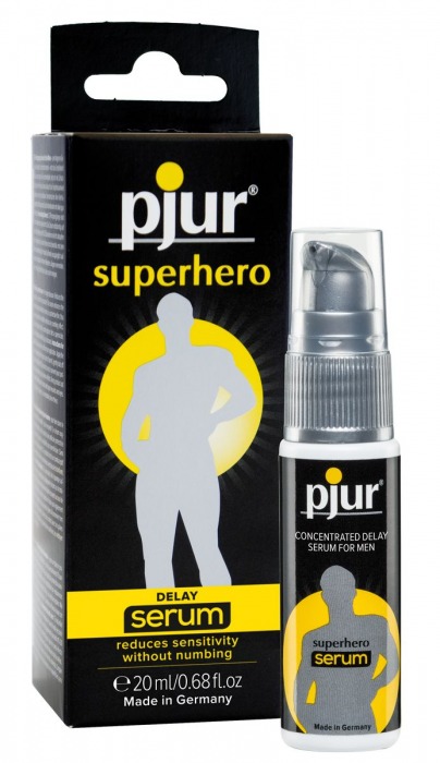 Сыворотка-пролонгатор pjur SUPERHERO Delay Serum - 20 мл. - Pjur - купить с доставкой в Раменском