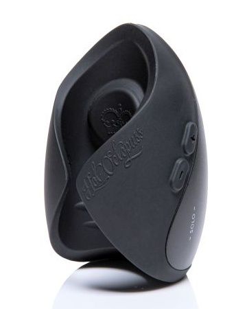 Черный инновационный мужской вибратор PULSE SOLO ESSENTIAL - Hot Octopuss - в Раменском купить с доставкой