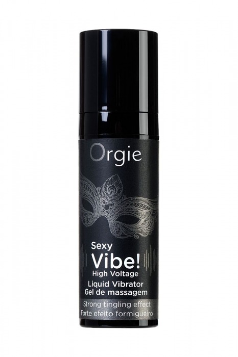 Гель для массажа ORGIE Sexy Vibe High Voltage с эффектом вибрации - 15 мл. - ORGIE - купить с доставкой в Раменском
