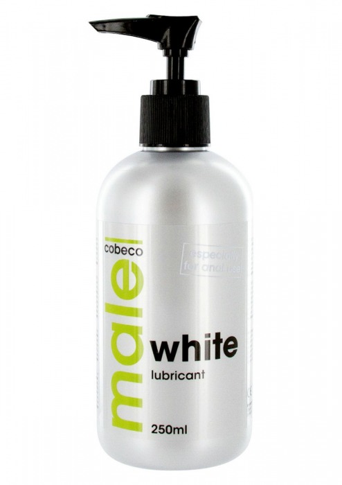 Анальная смазка на водной основе MALE Cobeco White Lubricant - 250 мл. - Cobeco - купить с доставкой в Раменском