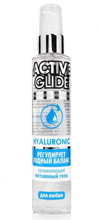 Увлажняющий интимный гель Active Glide Hyaluronic - 100 гр. - Биоритм - купить с доставкой в Раменском