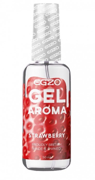 Интимный лубрикант EGZO AROMA с ароматом клубники - 50 мл. - EGZO - купить с доставкой в Раменском