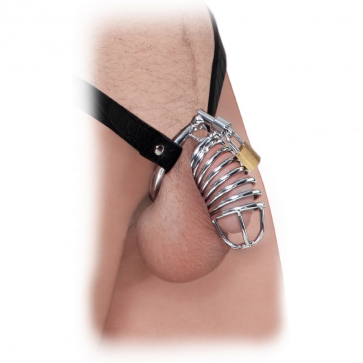 Кольцо верности Extreme Chastity Belt с фиксацией головки - Pipedream - купить с доставкой в Раменском