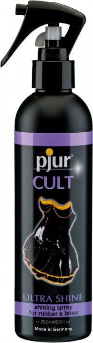 Спрей для ухода за одеждой из латекса pjur CULT Ultra Shine - 250 мл. - Pjur - купить с доставкой в Раменском