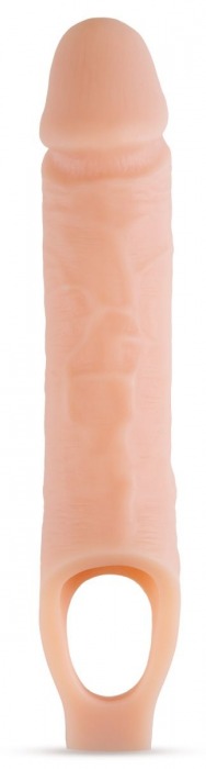 Телесный реалистичный фаллоудлинитель 10 Inch Silicone Cock Sheath Penis Extender - 25,4 см. - Blush Novelties - в Раменском купить с доставкой