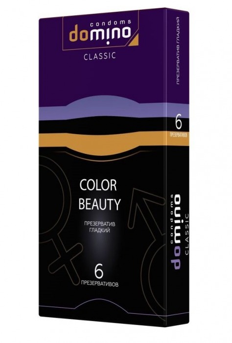 Разноцветные презервативы DOMINO Colour Beauty - 6 шт. - Domino - купить с доставкой в Раменском