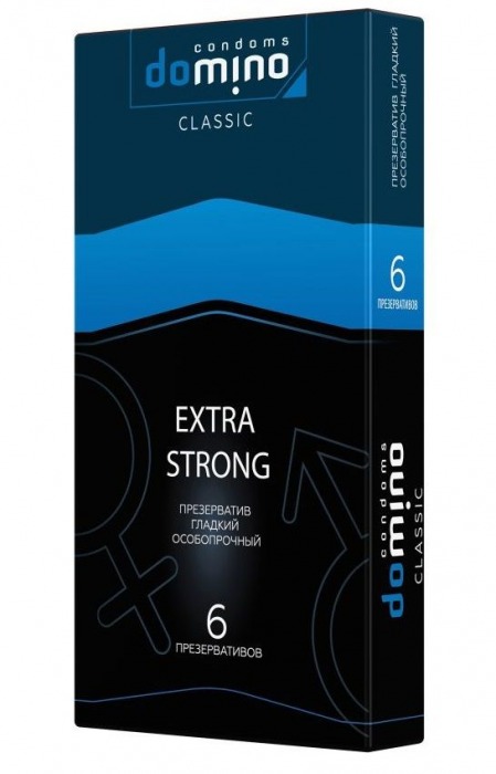 Суперпрочные презервативы DOMINO Extra Strong - 6 шт. - Domino - купить с доставкой в Раменском