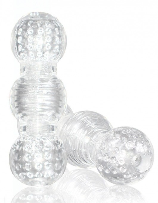 Прозрачный фигурный мастурбатор Master Stroker - Blush Novelties - в Раменском купить с доставкой