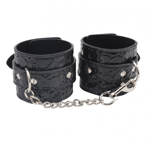 Черные наручники Be good Wrist Cuffs - Chisa - купить с доставкой в Раменском