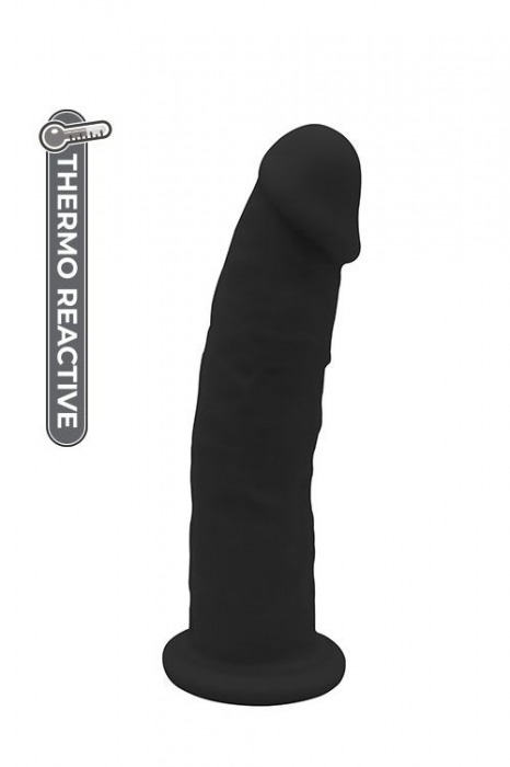 Черный реалистичный фаллоимитатор DILDO 7.5INCH BLACK - 19 см. - Dream Toys