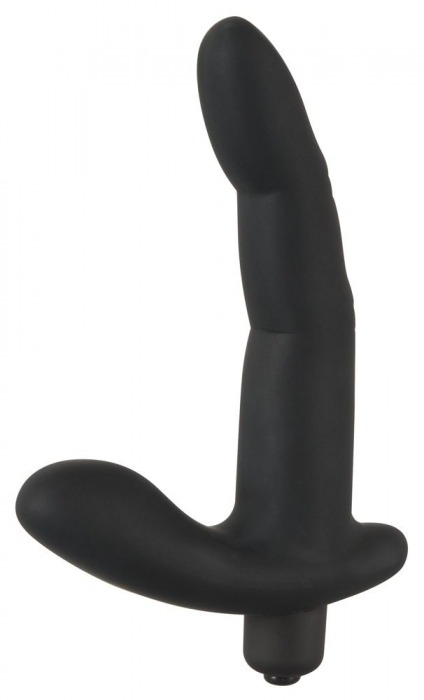 Черный вибромассажер простаты Naughty Finger Prostate Vibe - 13,8 см. - Orion - в Раменском купить с доставкой