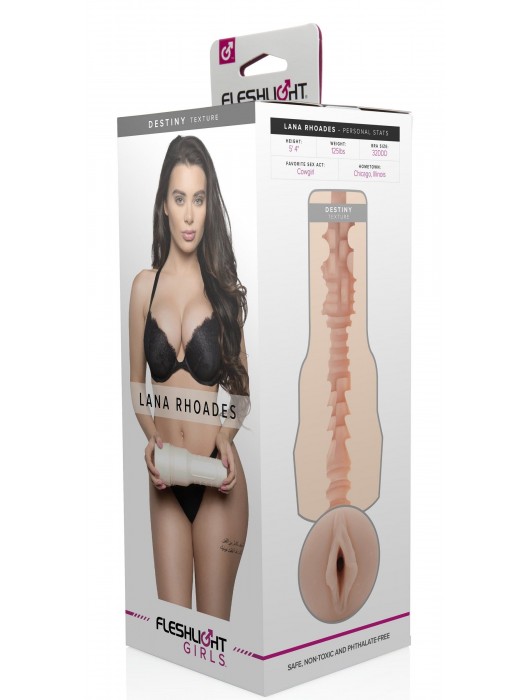 Мастурбатор-вагина Fleshlight Girls - Lana Rhoades Destiny - Fleshlight - в Раменском купить с доставкой