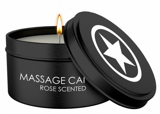 Массажная свеча с ароматом розы Massage Candle - Shots Media BV - купить с доставкой в Раменском