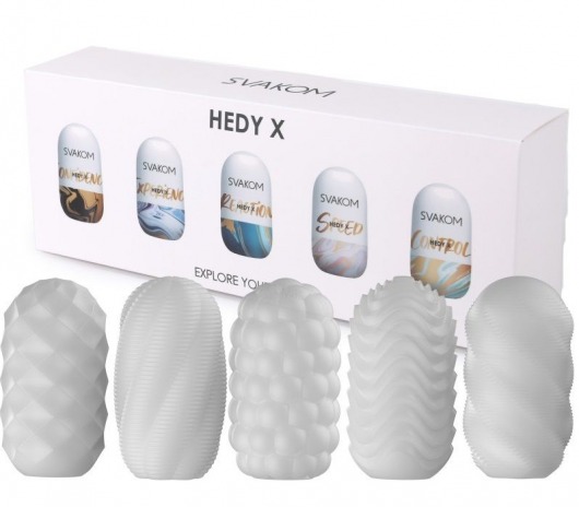 Набор из 5 мастурбаторов Hedy X5 Mixed - Svakom - в Раменском купить с доставкой