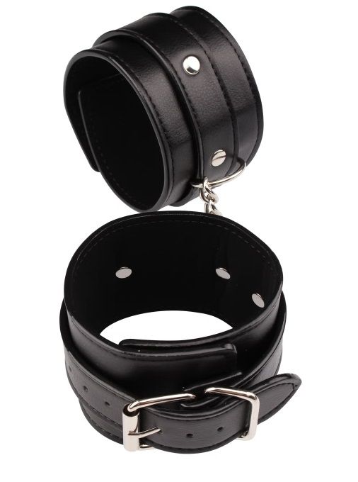 Черные оковы Classic Ankle Cuffs - Chisa - купить с доставкой в Раменском