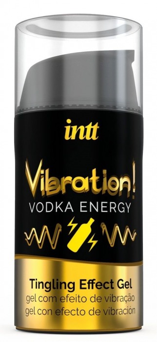 Жидкий интимный гель с эффектом вибрации Vibration! Vodka Energy - 15 мл. - INTT - купить с доставкой в Раменском