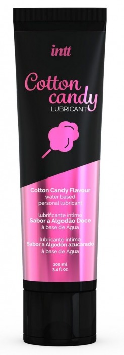 Интимный гель на водной основе Cotton Candy Lubricant - 100 мл. - INTT - купить с доставкой в Раменском