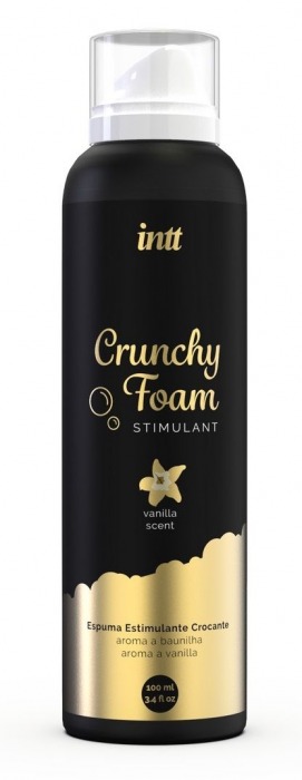 Пенка для массажа Crunchy Foam Stimulant Vanilla - 100 мл. - INTT - купить с доставкой в Раменском