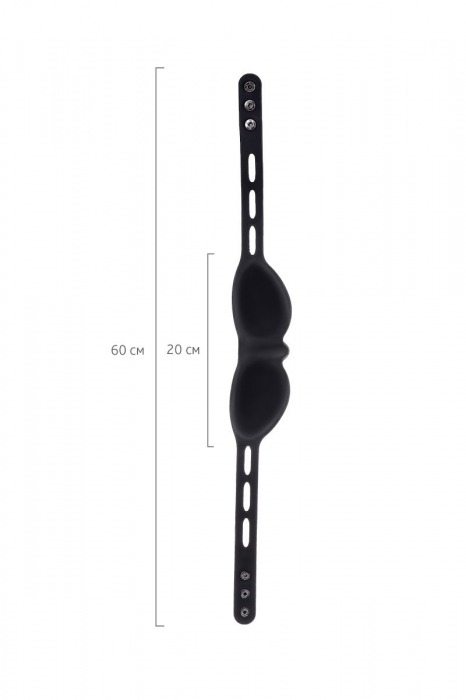 Черная плотная силиконовая маска - ToyFa - купить с доставкой в Раменском