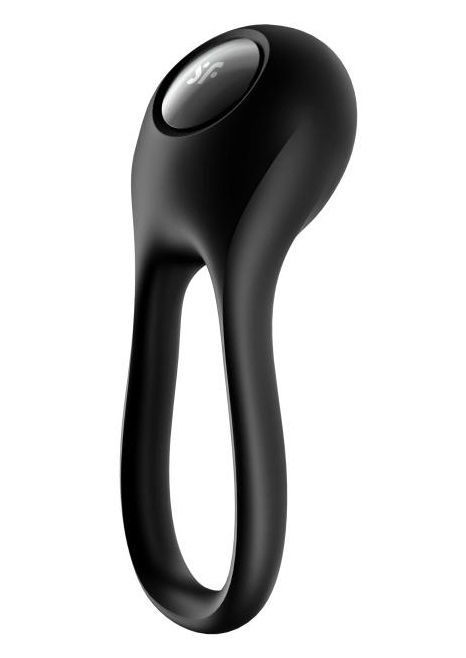 Черное эрекционное виброкольцо Majestic Duo - Satisfyer - в Раменском купить с доставкой