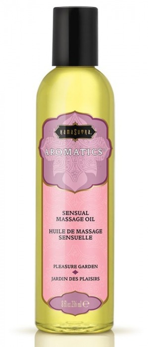 Массажное масло с цветочным ароматом Pleasure Garden - 236 мл. - Kama Sutra - купить с доставкой в Раменском