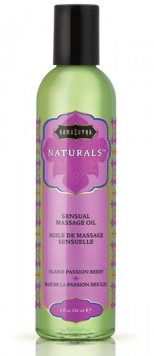 Массажное масло Naturals Island Passion Berry с ароматом тропических фруктов - 236 мл. - Kama Sutra - купить с доставкой в Раменском