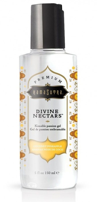 Гель-лубрикант на водной основе Divine Nectars Vanilla с ароматом ванили - 150 мл. - Kama Sutra - купить с доставкой в Раменском