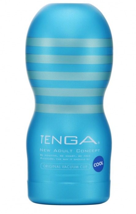 Мастурбатор с охлаждающей смазкой TENGA Original Vacuum Cup Cool - Tenga - в Раменском купить с доставкой