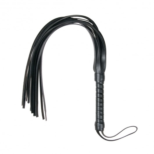 Черный флоггер Flogger Whip - 46 см. - Easy toys - купить с доставкой в Раменском