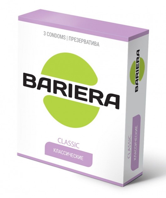 Классические презервативы Bariera Classic - 3 шт. - Bariera - купить с доставкой в Раменском