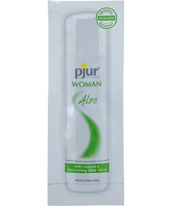 Лубрикант на водной основе pjur WOMAN Aloe - 2 мл. - Pjur - купить с доставкой в Раменском