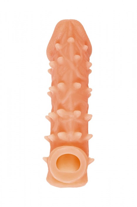 Телесная закрытая насадка с пупырышками Cock Sleeve Size S - 13,8 см. - KOKOS - в Раменском купить с доставкой Телесная закрытая насадка с пупырышками Cock Sleeve Size S - 13,8 см. - KOKOS - в Раменском купить с доставкой