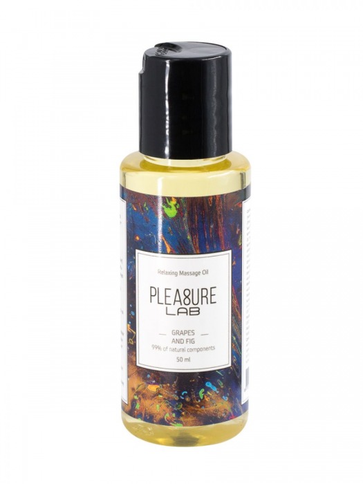 Массажное масло Pleasure Lab Relaxing с ароматом винограда и инжира - 50 мл. - Pleasure Lab - купить с доставкой в Раменском