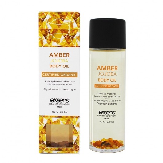 Органическое массажное масло AMBER JOJOBA - 100 мл. - Exsens - купить с доставкой в Раменском