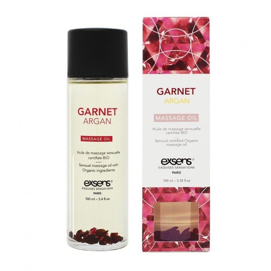 Органическое массажное масло GARNET ARGAN - 100 мл. - Exsens - купить с доставкой в Раменском