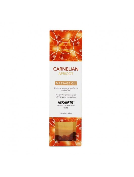 Органическое массажное масло CARNELIAN APRICOT - 100 мл. - Exsens - купить с доставкой в Раменском