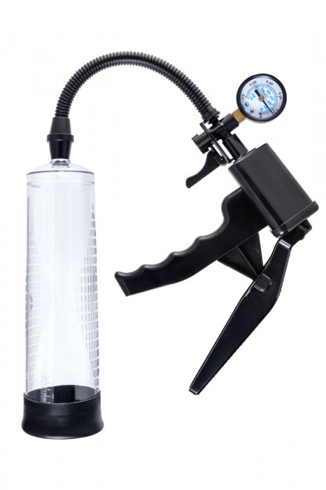 Прозрачная механическая помпа для пениса Viggo - Sexus - в Раменском купить с доставкой