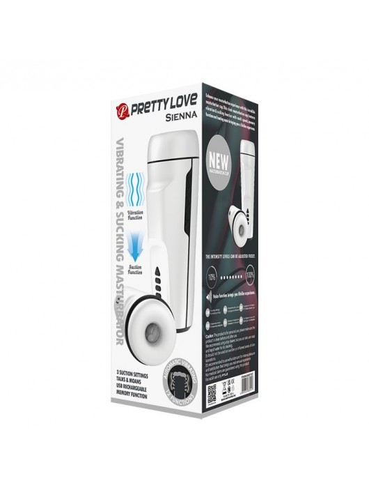 Вибромастурбатор Sienna с функцией всасывания - Baile - в Раменском купить с доставкой