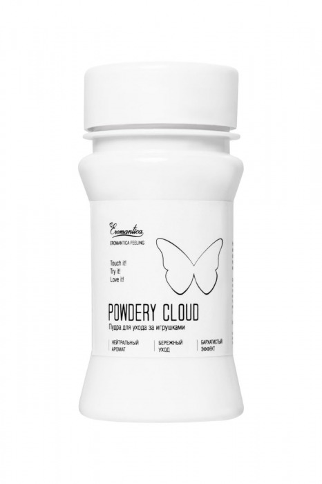 Пудра для ухода за игрушками Powdery Cloud с нейтральным ароматом - 40 гр. - Eromantica - купить с доставкой в Раменском