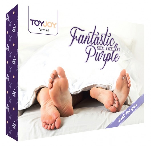 Эротический набор FANTASTIC PURPLE SEX TOY KIT - Toy Joy - купить с доставкой в Раменском
