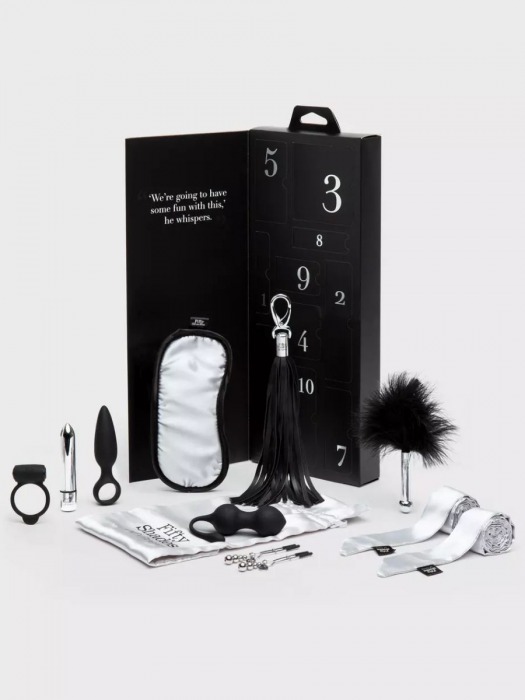 Эротический набор Pleasure Overload 10 Days of Play Gift Set - Fifty Shades of Grey - купить с доставкой в Раменском