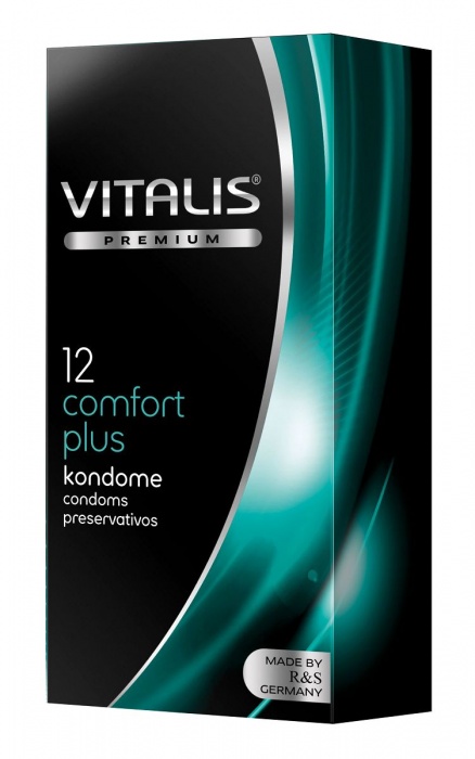 Контурные презервативы VITALIS PREMIUM comfort plus - 12 шт. - Vitalis - купить с доставкой в Раменском