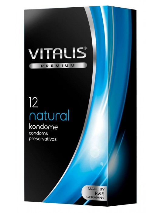 Классические презервативы VITALIS PREMIUM natural - 12 шт. - Vitalis - купить с доставкой в Раменском